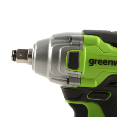 Гайковерт ударный аккумуляторный Greenworks GD24IW400 (24В, без АКБ и ЗУ) 400Нм